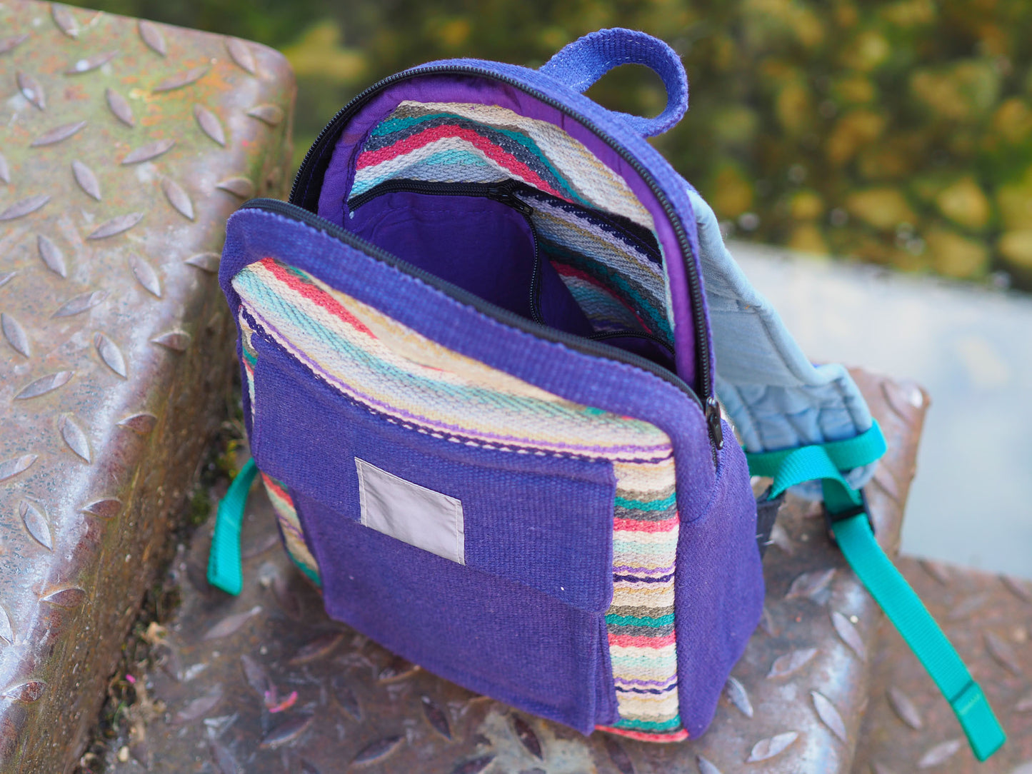 Kleinkinderrucksack-Ajib-violett-natuerlich-baumwolle