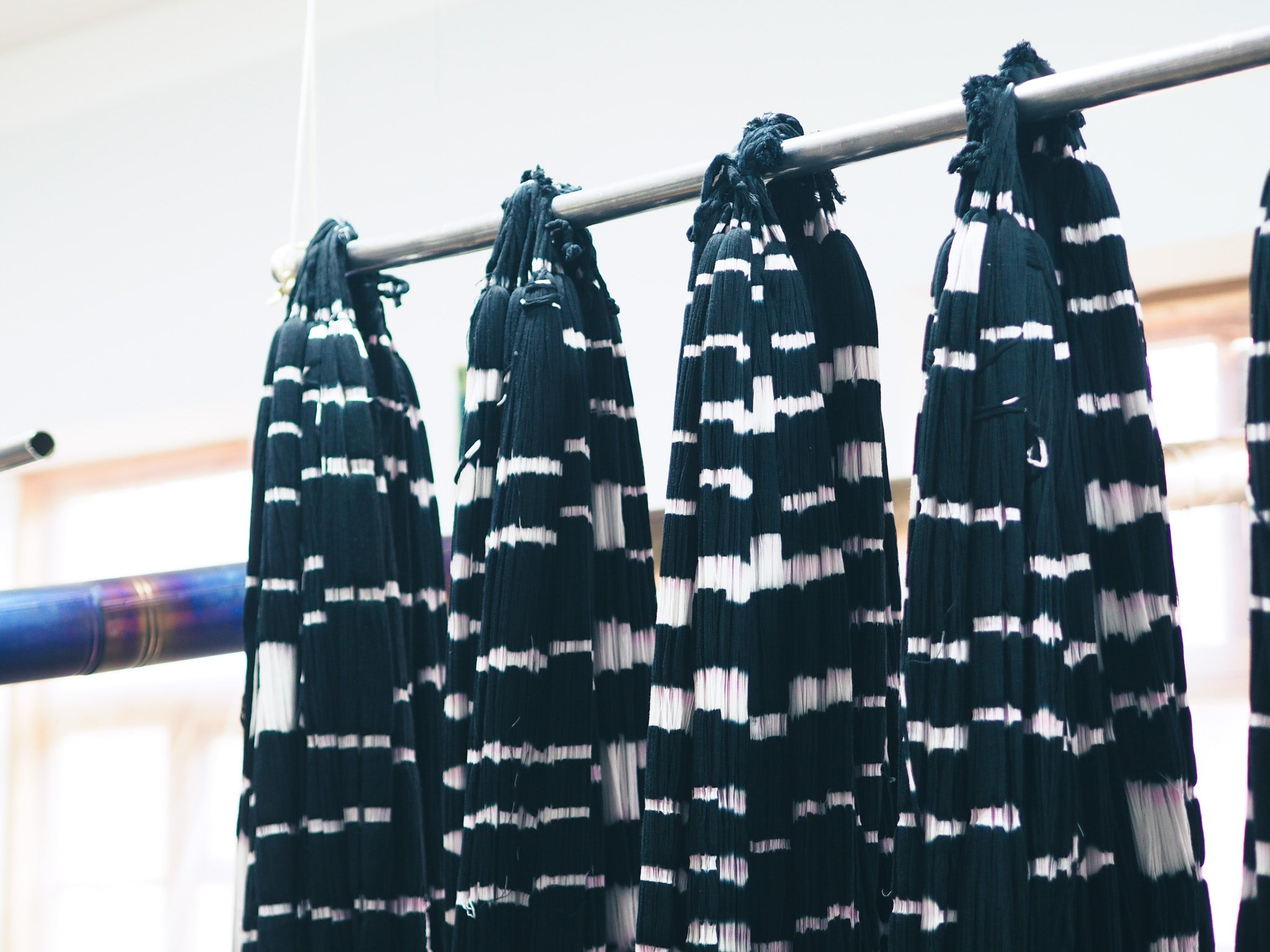 Ikat-herstellungsprozess-usbekistan