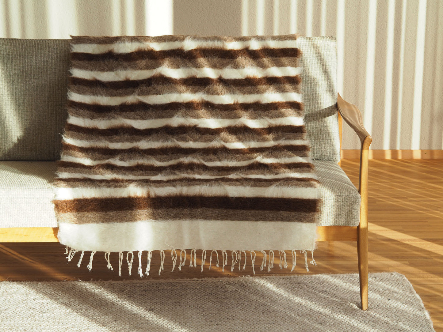 Brown-beige-white-wall-hanging-rug