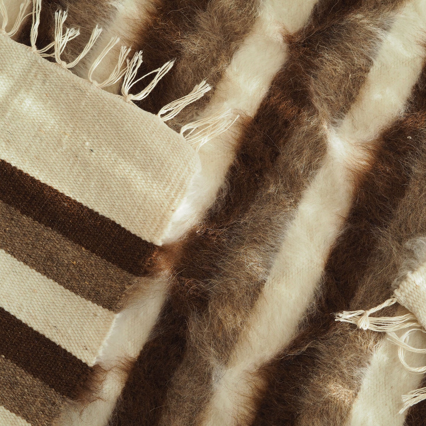 Brown-beige-white-wall-hanging-rug
