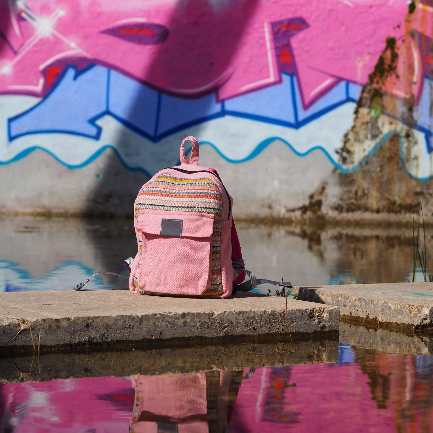 Kleinkinderrucksack-Anita-fairtrade-pink