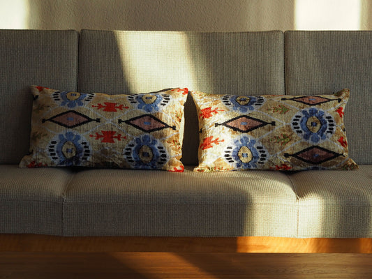 vintage-golden-silk-velvet-ikat-cushion