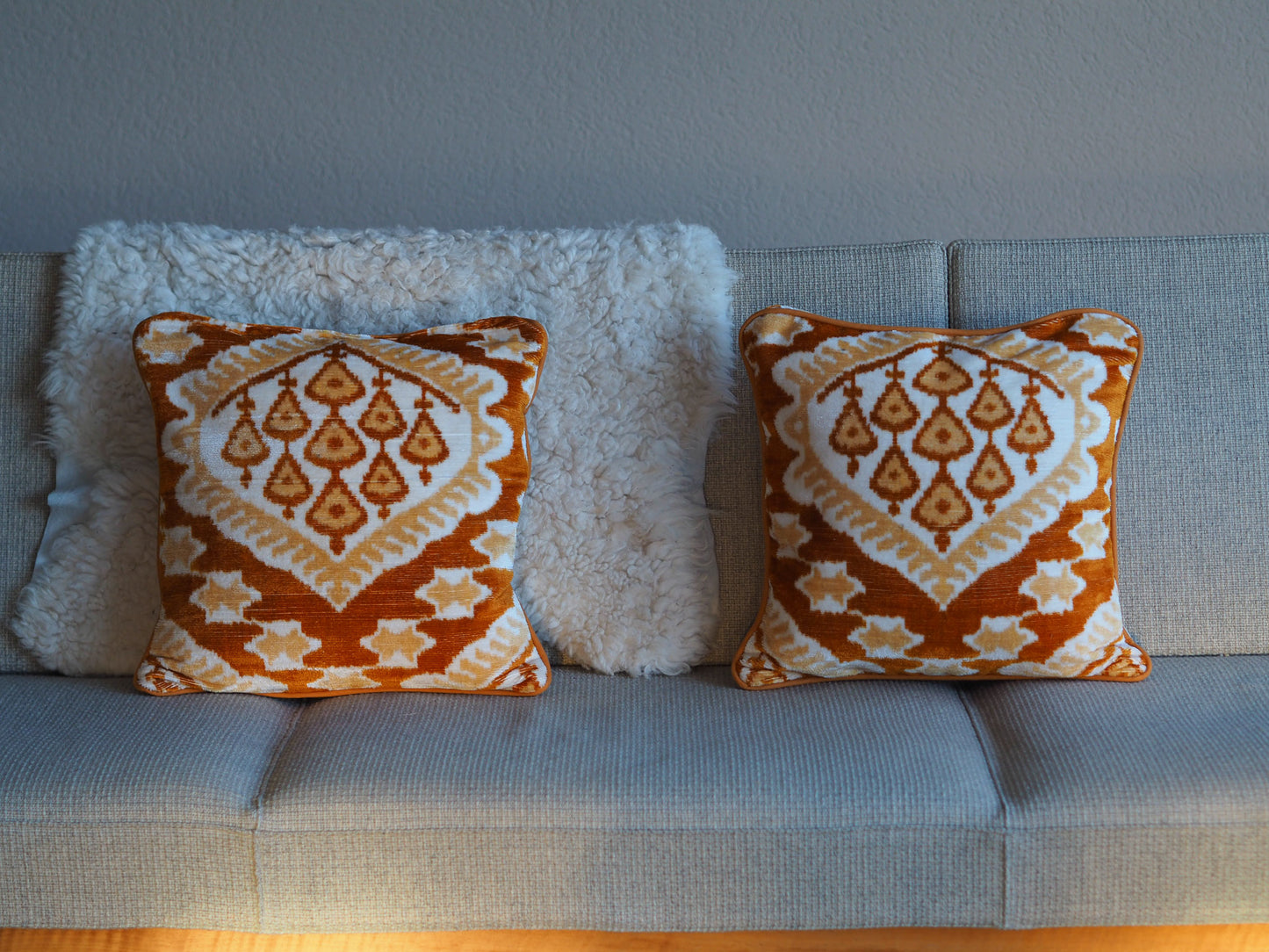 rusty-white-silk-velvet-ikat-cushion-cover