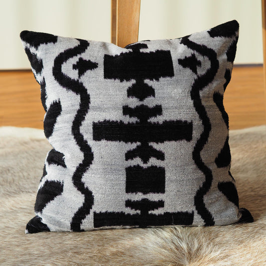 silver-black-silk-velvet-cushion-uzbekistan