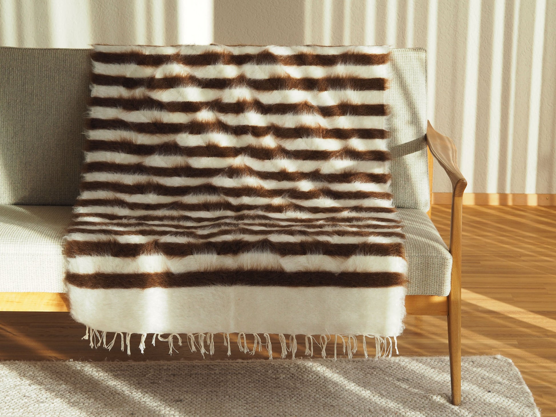 brown-white-striped-wall-hanging-rug