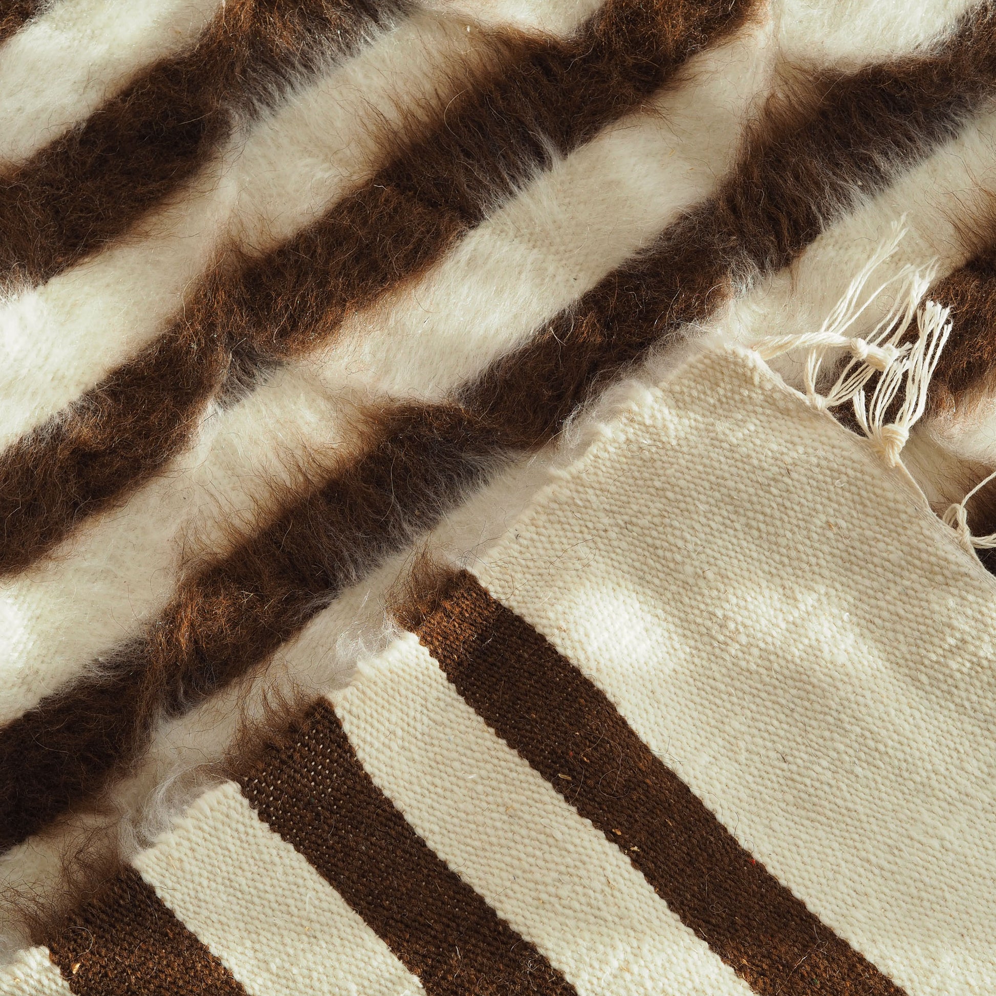 brown-white-striped-wall-hanging-rug
