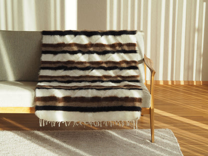 brown-black-white-striped-wall-hanging-rug