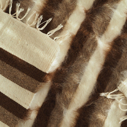 Brown-beige-white-wall-hanging-rug